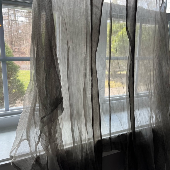 Eileen Fisher tissue thin silk wrap jacket - Picture 5 of 6